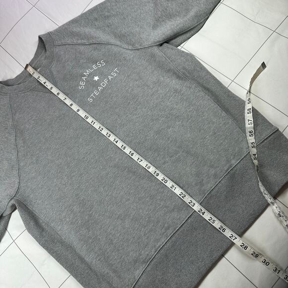 Best Made Co Sweatshirt Mens Large Heather Gray Supima Sweat Logo Crew Neck - Picture 10 of 10